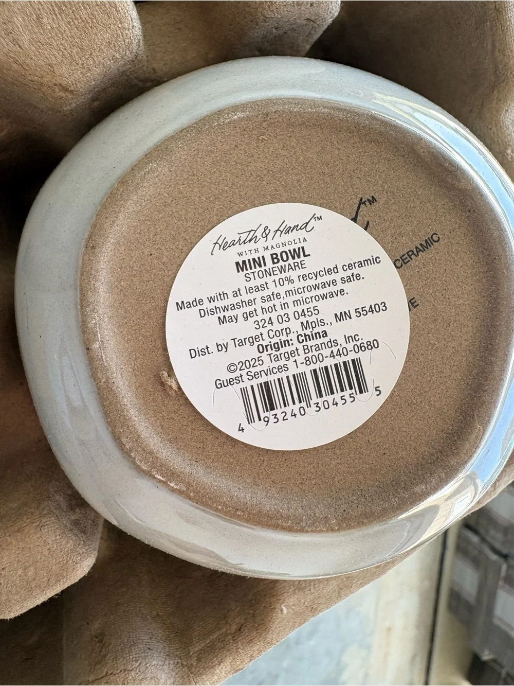 Hearth & Hand Mini Bowls Set of 4 Light Stoneware